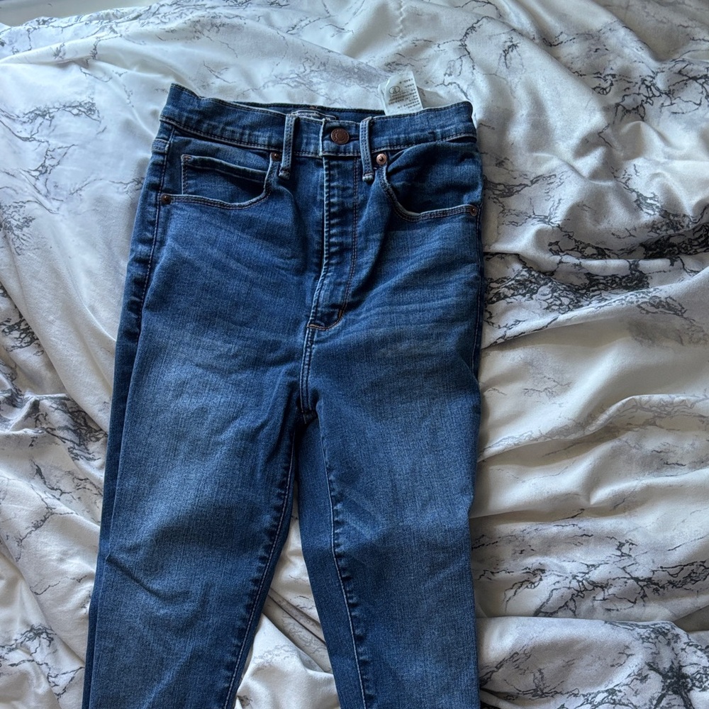 Abercrombie & Fitch High Rise Blue Jeans